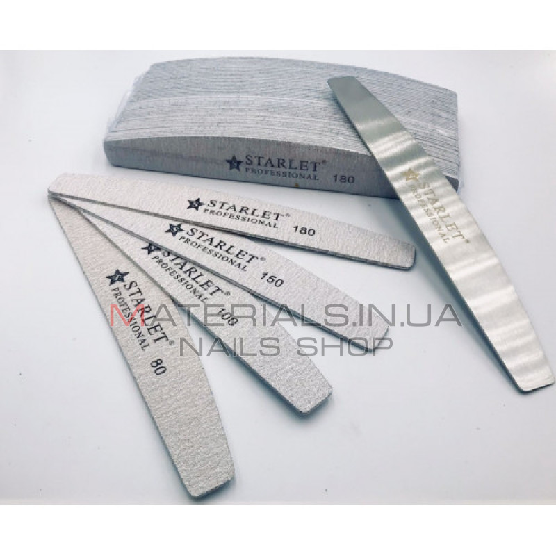 Сменные файлы для пилки starlet 80/100/150/180 грит (50шт)