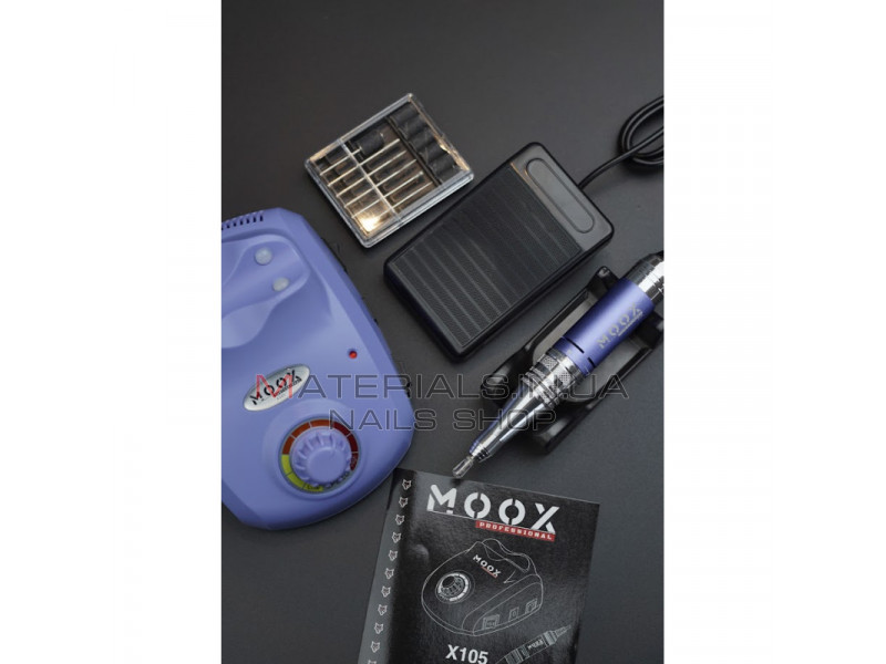 Фрезер Мокс X105 (Purple) на 45 000 об/хв. та 65W. для манікюру та педикюру