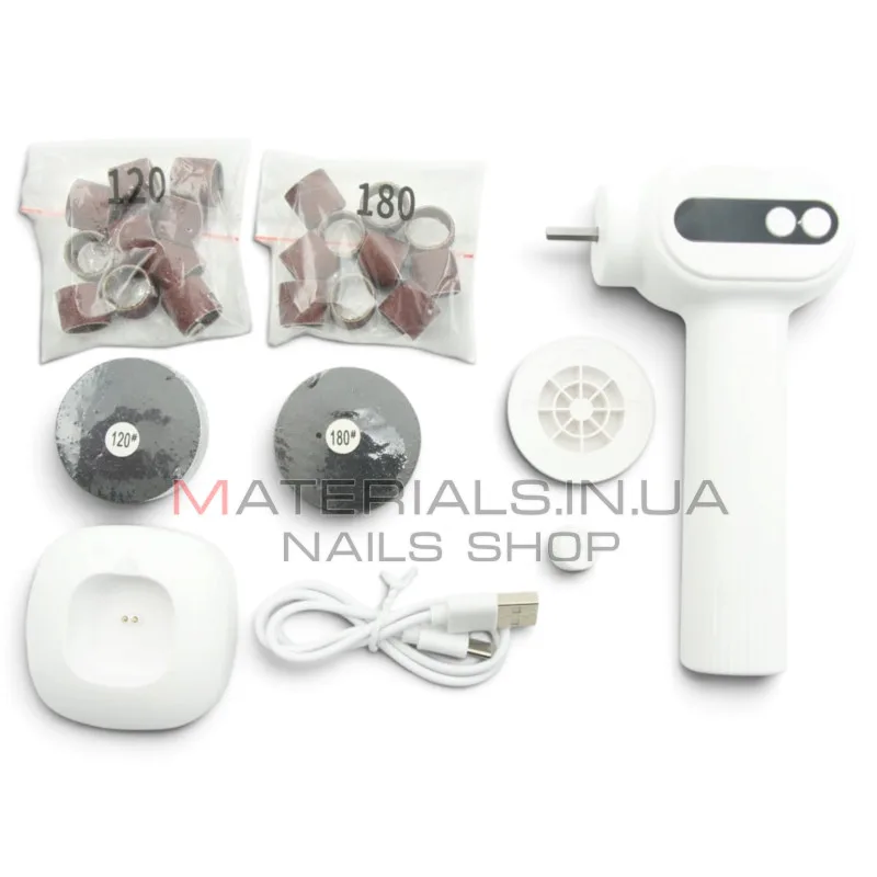 Профессиональная электрическая пилка для педикюра Electric foot callus remover, белая