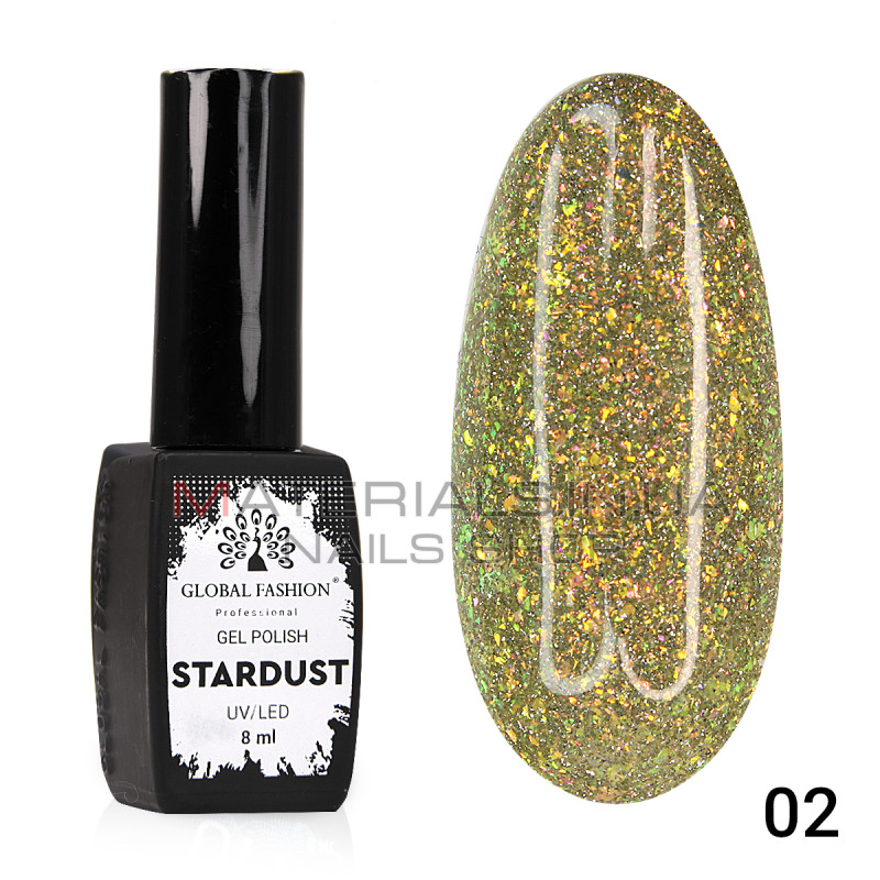 Гель лак Stardust 8 мл 02