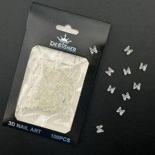 3D декор для объёмного дизайна ногтей "Бабочки " Дизайнер - D5