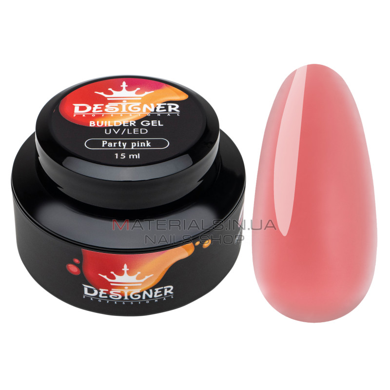 Builder Gel Party Pink Designer B06, 15мл Builder Gel Party Pink Designer B06, 15мл