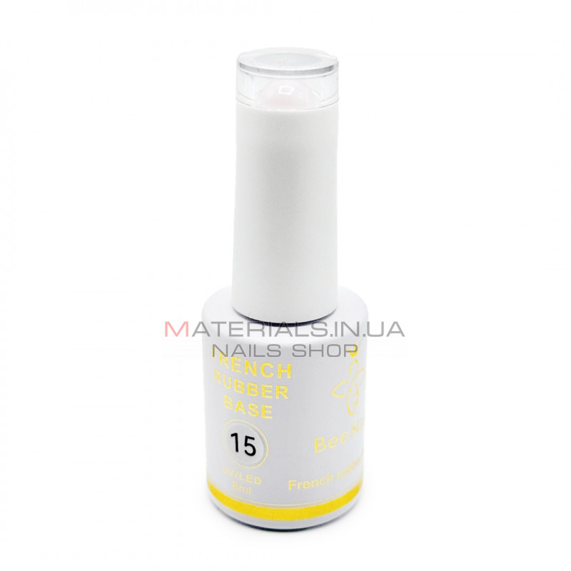 French Rubber base Hema free 15 Bee Nails, 8 ml French Rubber base Hema free 15 Bee Nails, 8 ml