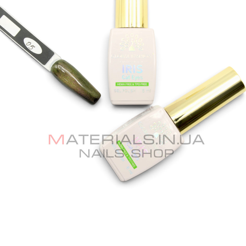 Гель лак кошачий глаз, Global Fashion, IRIS cat eyes 8ml, 05