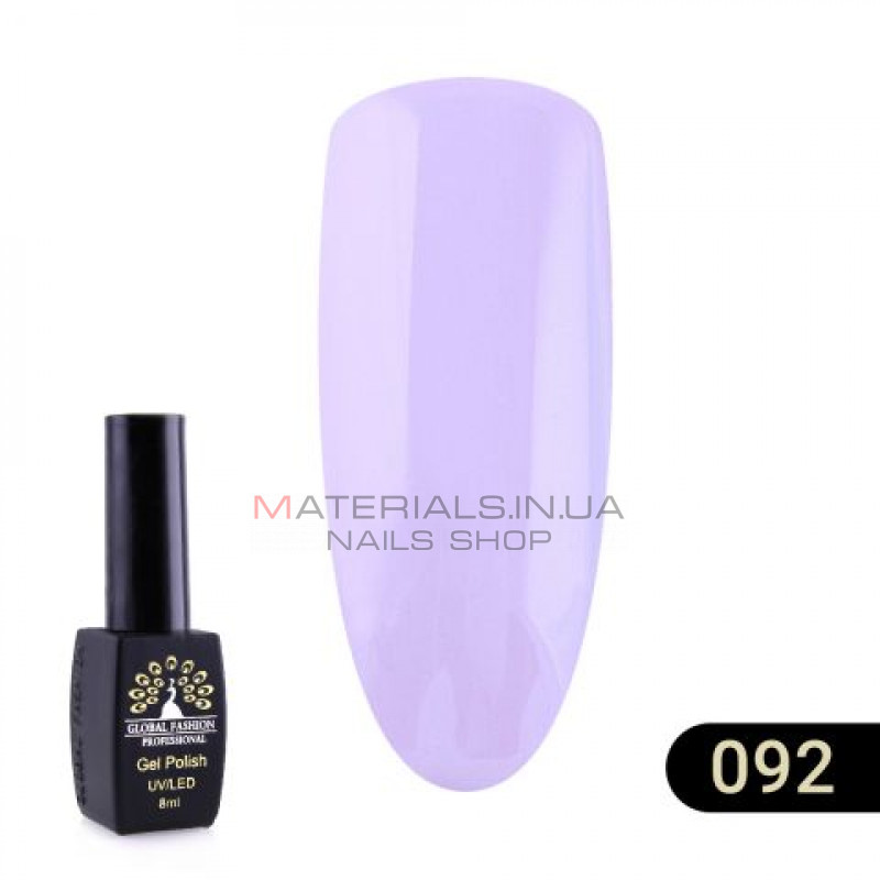 Гель лак BLACK ELITE 092, Global Fashion 8 мл