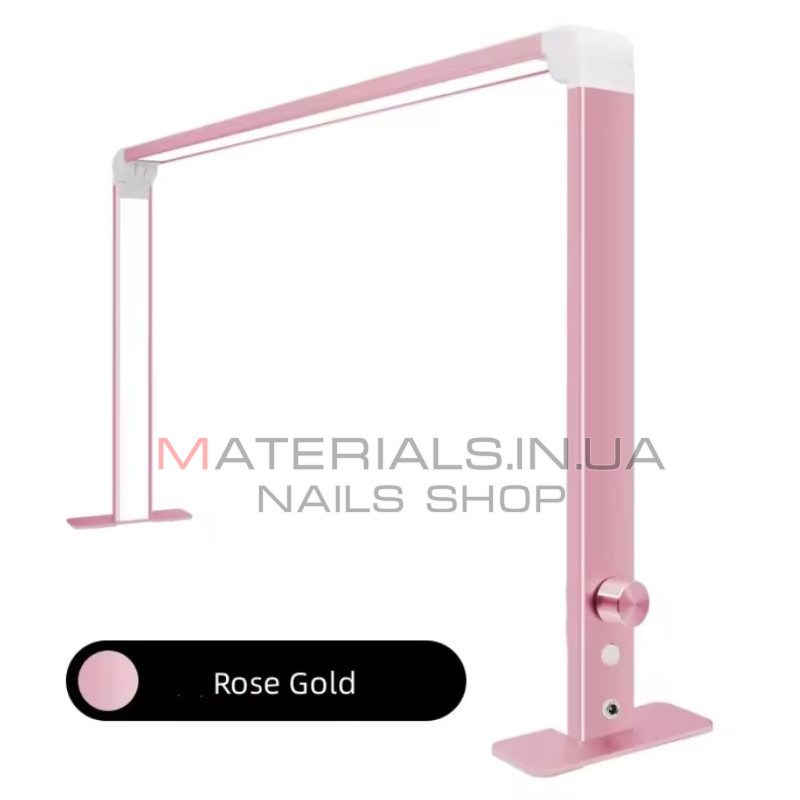 Настільна безтіньова лампа Wenxintek Nail Table Lamp (80х40см, 36Вт) Pink