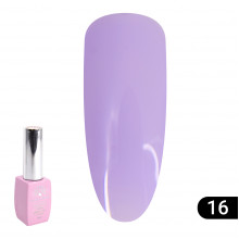 Кольорова френч база для гель лаку Global Fashion, Color French Base Coat 8 мл, 16