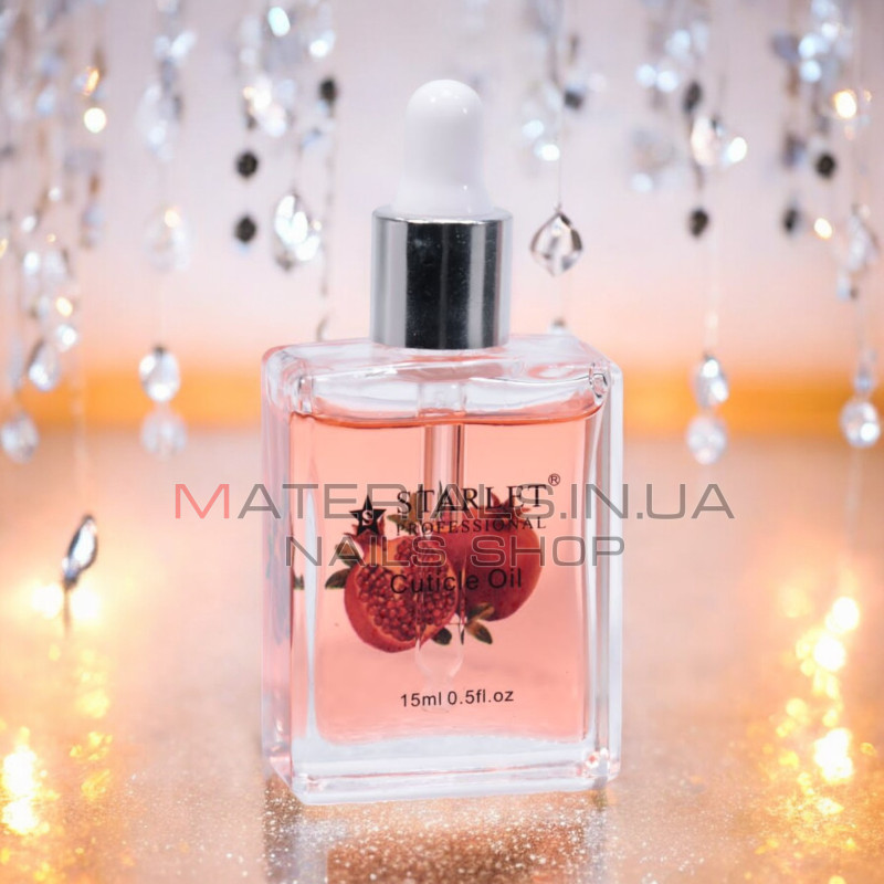 Олія для кутикули Starlet Professional – Гранат, 15мл