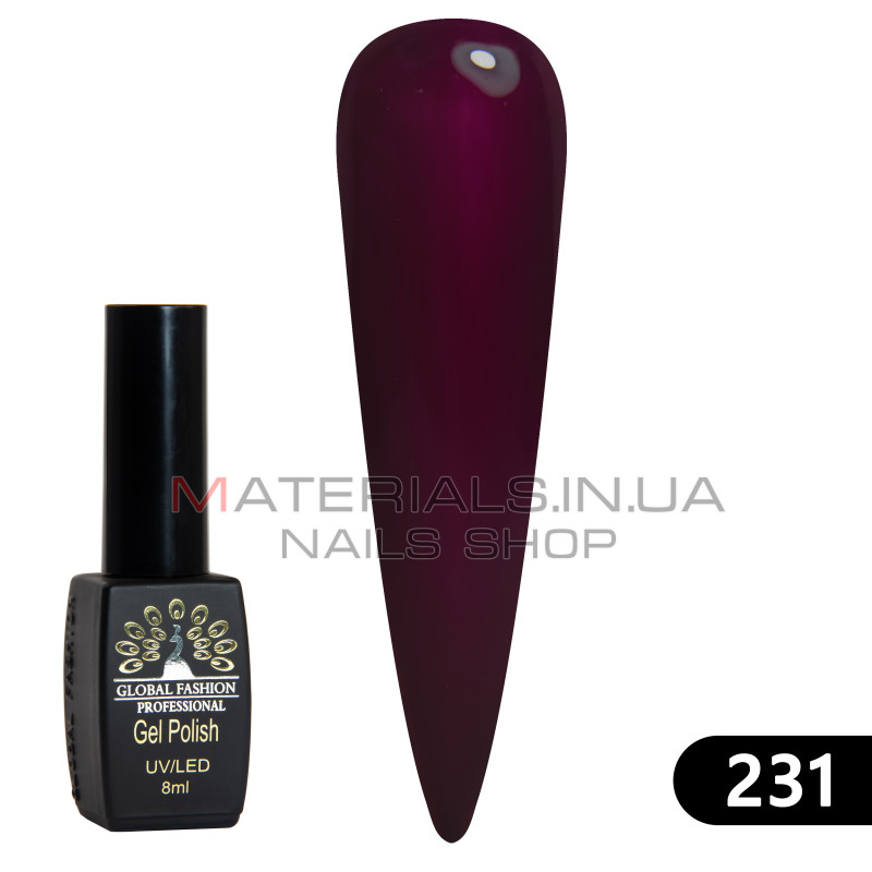 Гель лак BLACK ELITE 231, Global Fashion 8 мл