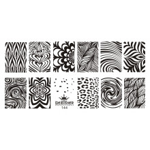 Диск для стемпінгу Designer металевий (12x6 см) №144