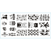 Диск для стемпінгу Designer металевий (12x6 см) №164