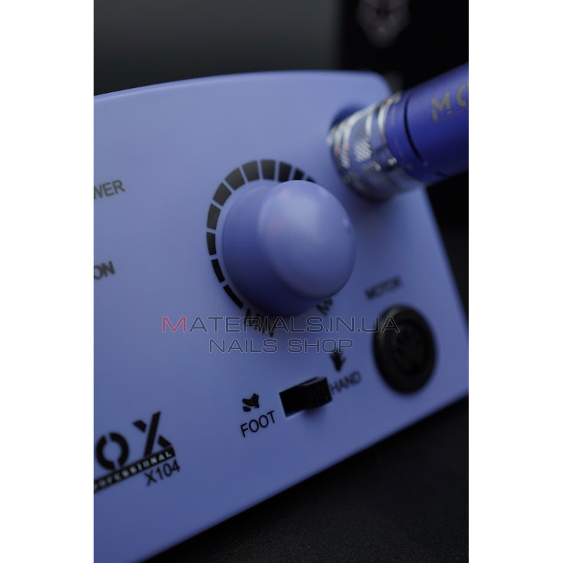 Фрезер Мокс X104 (Purple) на 45 000 об/хв. та 65W. для манікюру та педикюру