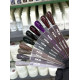 Гель-лак NAIL PULSE Gel Polish №67, 8 мл вітражний темний баклажан