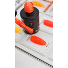 Гель-лак неоновый для ногтей Bee Nails neon gel polish, №07