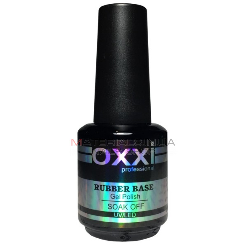 Базове покриття OXXI Rubber base, 15мл Базове покриття OXXI Rubber base, 15мл