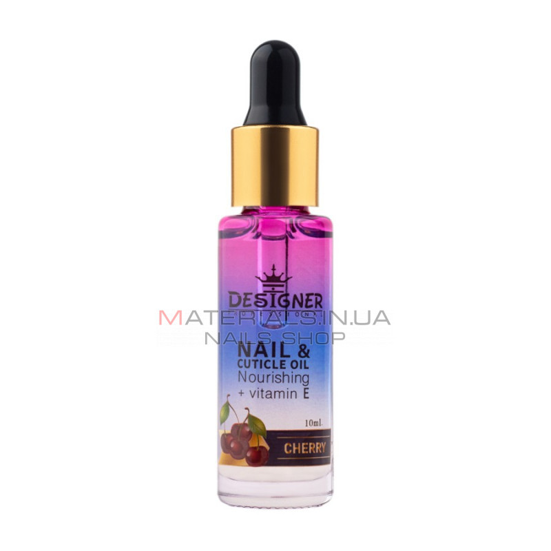 Масло для кутикулы 10 мл. (Вишня №4) - Nail&Cuticle oil от Дизайнер Масло для кутикулы 10 мл. (Вишня №4) - Nail&Cuticle oil от Дизайнер