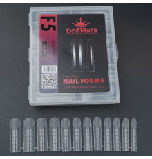 Верхні форми Дизайнер F5 Square long - Polygel Nail Forms
