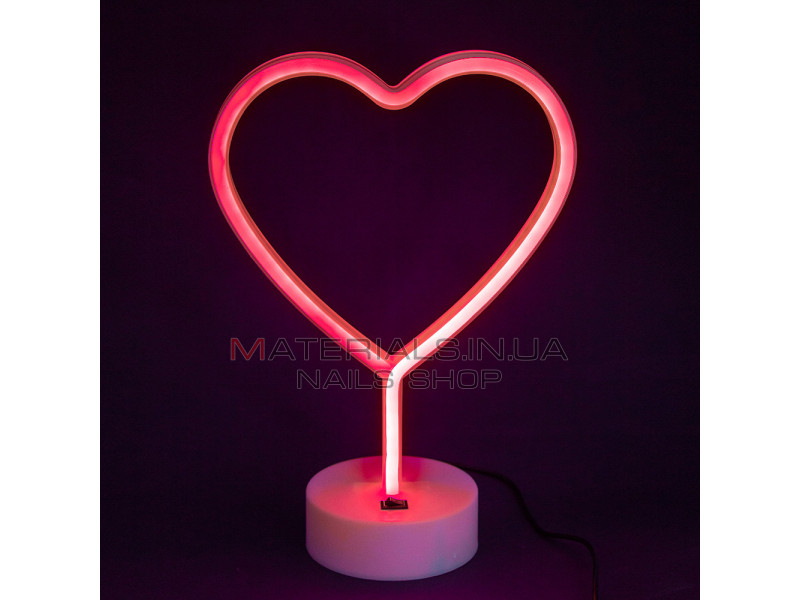 Ночной светильник Neon Lamp series — Heart Red