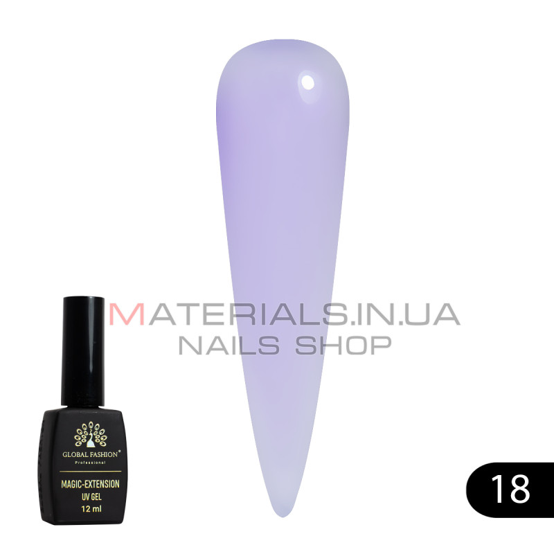Гель Global Fashion Magic-Extension 12 мл, 18