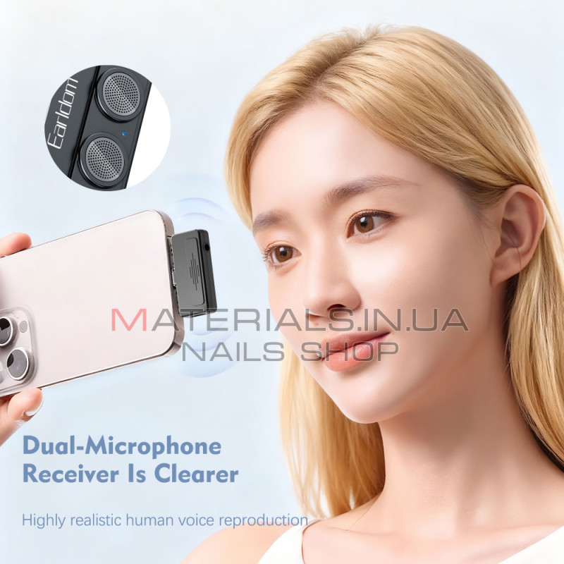 Бездротовий мікрофон для телефона Earldom ET-MC20, USB-C