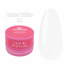 Рідкий полігель (30 мл., в банці) Дизайнер К4 Super White