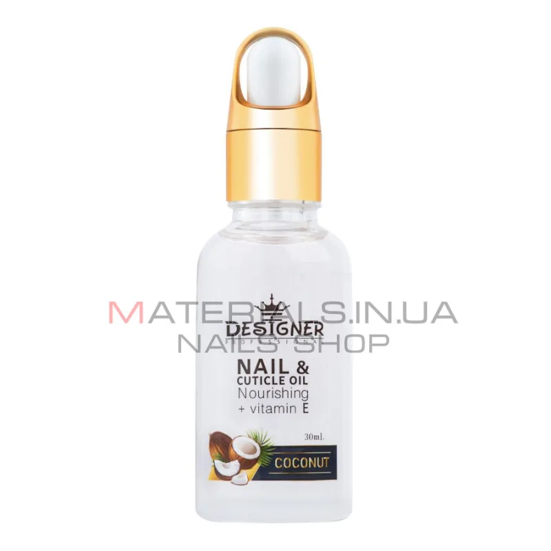 Масло для кутикулы 30 мл. (Кокос №12) - Nail&Cuticle oil от Дизайнер