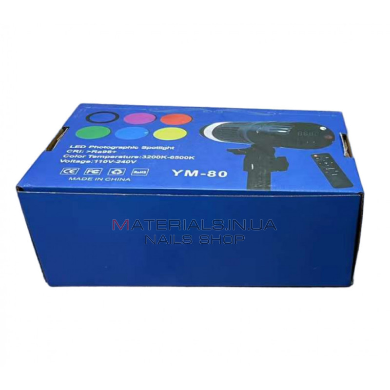 Светодиодный осветитель LED RGB YM-80 18x7.5 cm RGB 5 Color 3200K-6500K Remote Светодиодный осветитель LED RGB YM-80 18x7.5 cm RGB 5 Color 3200K-6500K Remote