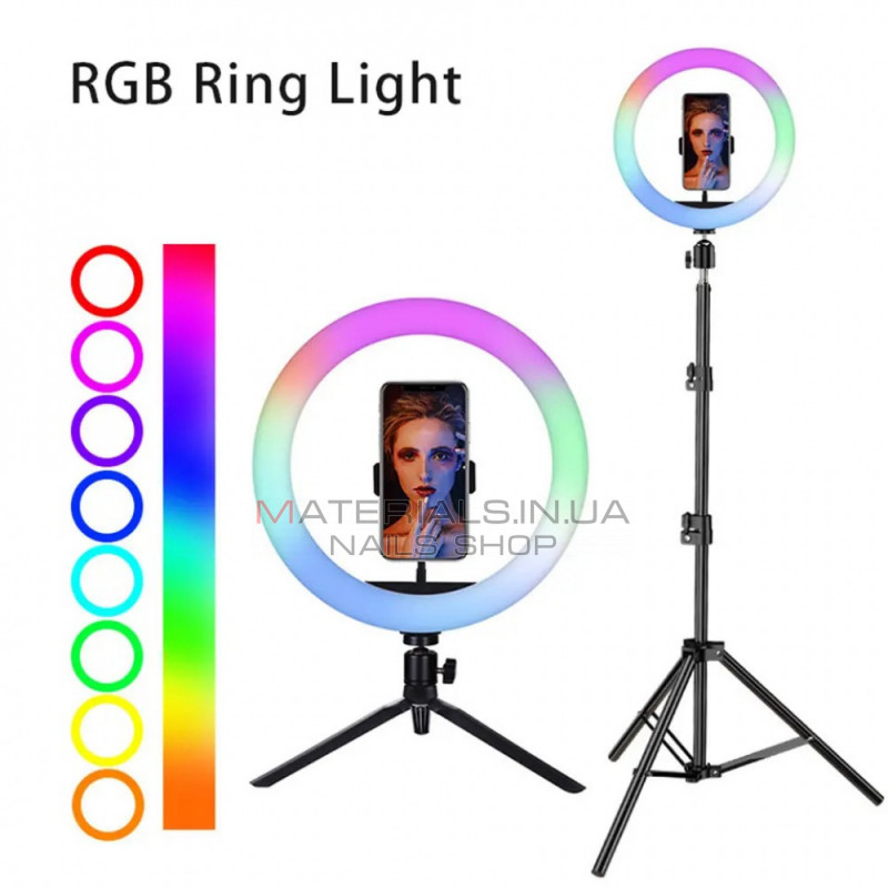 Лампа Кольцевая LED LJJ-36 RGB 36 cm 14" | 192 Lights | 39 RGB | Лампа Кольцевая LED LJJ-36 RGB 36 cm 14" | 192 Lights | 39 RGB |