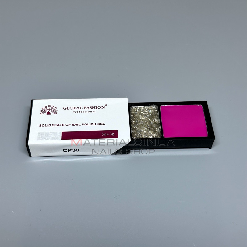 Твердий гель лак solid state CP nail polish gel (5г+3г), CP30 Твердий гель лак solid state CP nail polish gel (5г+3г), CP30