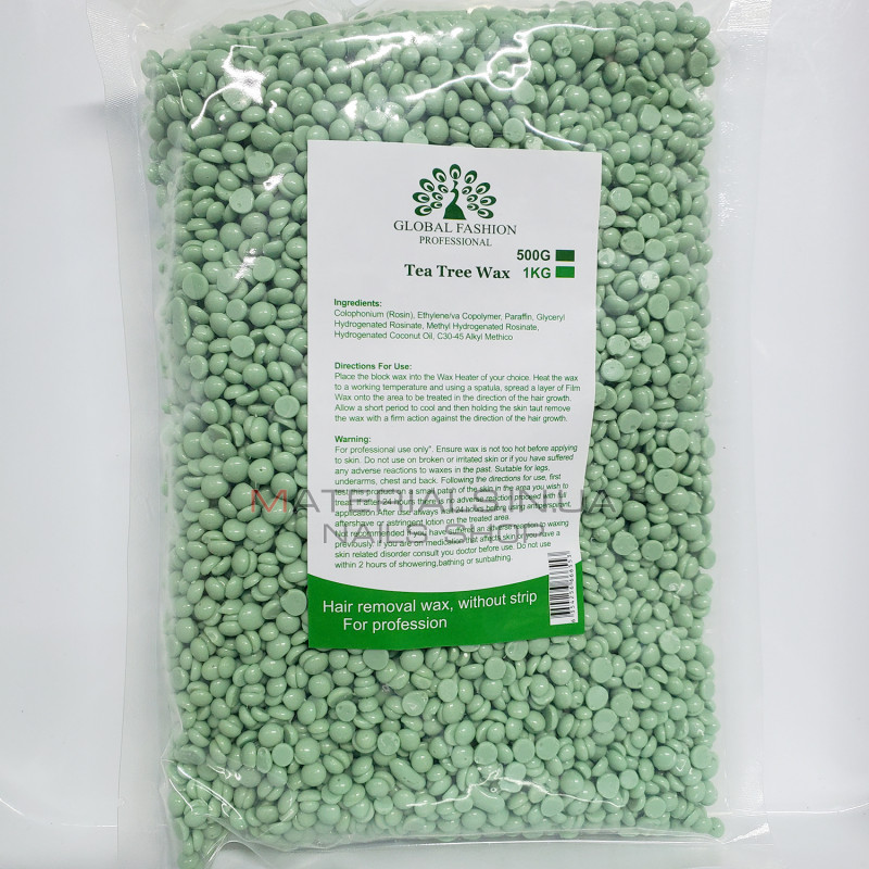 Віск у гранулах Global, 1000г Tea Tree Віск у гранулах Global, 1000г Tea Tree