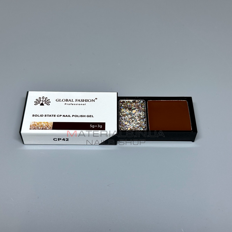 Твердий гель лак solid state CP nail polish gel (5г+3г), CP42 Твердий гель лак solid state CP nail polish gel (5г+3г), CP42