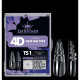 Crystal Fast Gel Tips (Stiletto Medium TS1) - типси гелеві з шипами Дизайнер 120 шт/уп