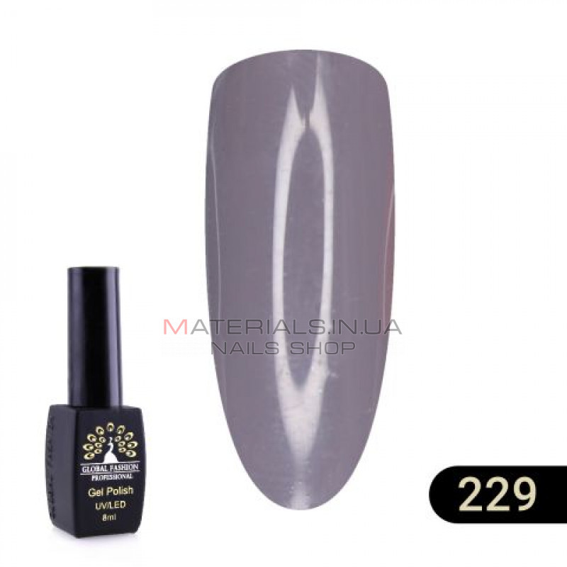Гель лак BLACK ELITE 229, Global Fashion 8 мл Гель лак BLACK ELITE 229, Global Fashion 8 мл