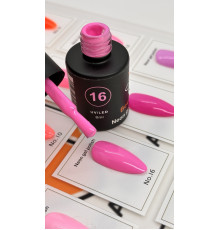 Гель-лак неоновый для ногтей Bee Nails neon gel polish, №16