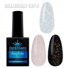Топове покриття із поталлю №3 - Chameleonic Top Дизайнер, 9 мл.