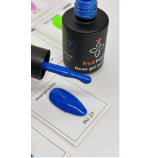 Гель-лак неоновый для ногтей Bee Nails neon gel polish, №27