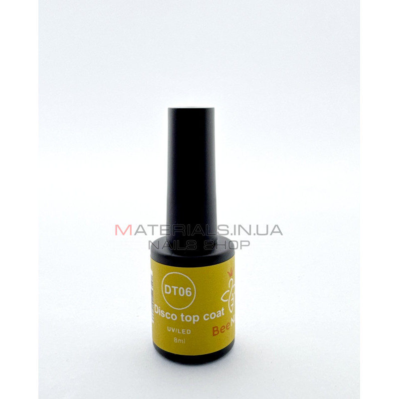 Disco Top Coat Bee Nails, DT06, 8 мл Disco Top Coat Bee Nails, DT06, 8 мл
