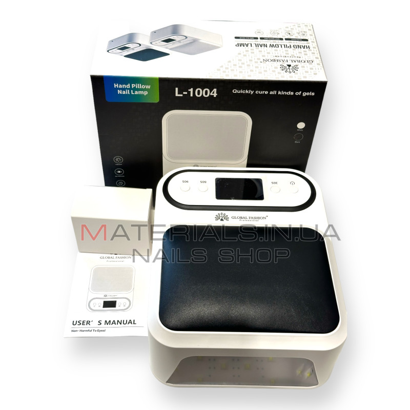 Лампа UV/LED (2в1) для манікюру та підлокітник T9 (L-1004), 100 Вт, 48 LED (Чорна)