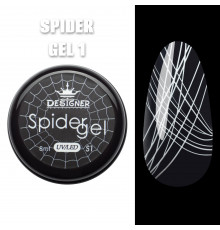 Кольорове павутинка Spider Gel Designer, 8 мл, Білий S1