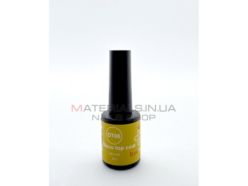 Disco Top Coat Bee Nails, DT06, 8 мл