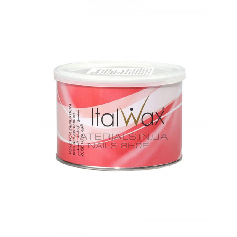 Теплий віск в банці Italwax - Троянда, 400 г. Теплий віск в банці Italwax - Троянда, 400 г.