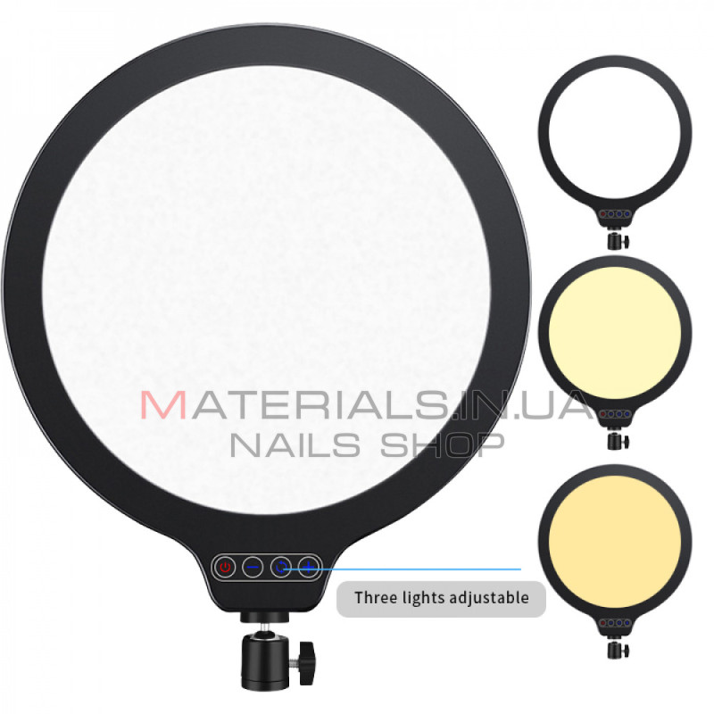 кругла LED лампа VAS-01, USB C 18 Вт, 3000-7000 K