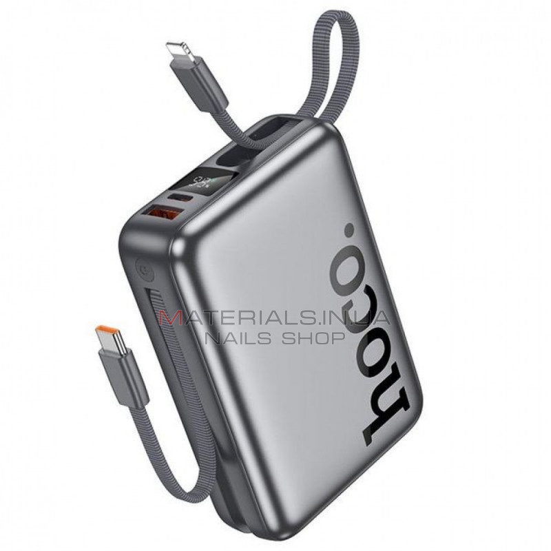 Power Bank 20000 mAh | 22.5W+PD20W — Hoco Q39 — Metal Grey Power Bank 20000 mAh | 22.5W+PD20W — Hoco Q39 — Metal Grey