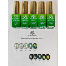 Гель-лак Global Fashion Emerald Cat Eyes, 03 (8 мл)