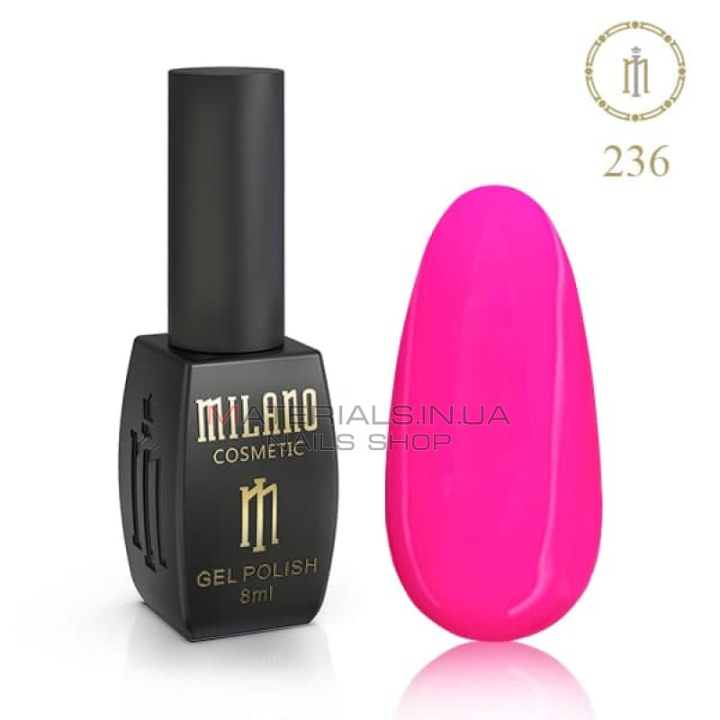 Гель лак MILANO 8 мл № 236