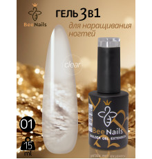 Гель для нарощування нігтів Bee Nails Bulder gel extension №01