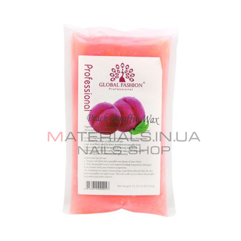 Парафін косметичний ароматизований Global Fashion 450г - Peach