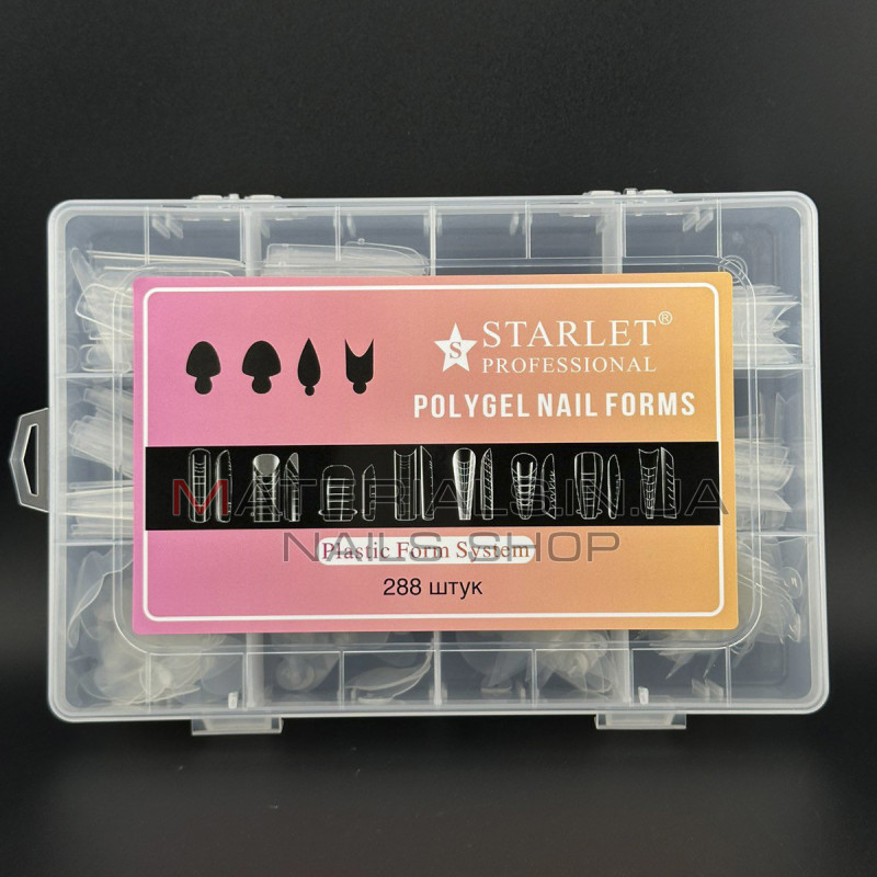 Набір верхніх форм Starlet  (8 видів pink - 288шт)