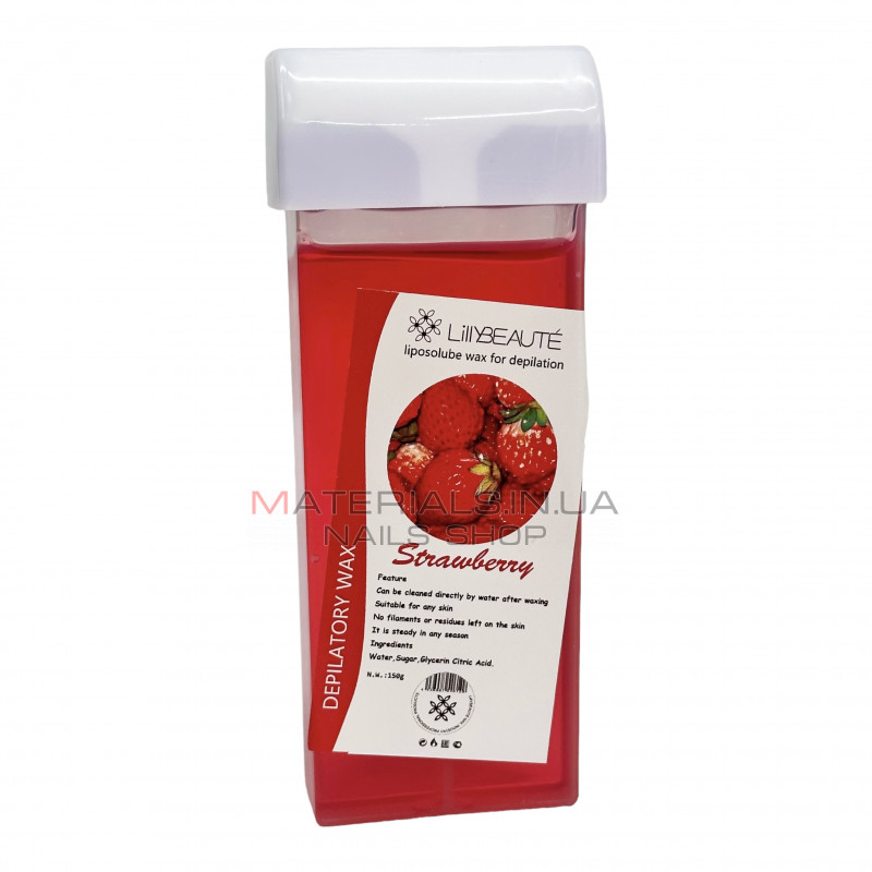 Воск в каcсетах Lilly - strawberry Воск в каcсетах Lilly - strawberry