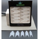 Nail Molds 12шт. (Sharp french - K) - Силіконові молди різних розмірів для дизайну нігтів та французького манікюру Дизайнер